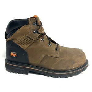 Timberland Pro Mens Ballast Steel Toe Work Boot Brown Size 11.5W